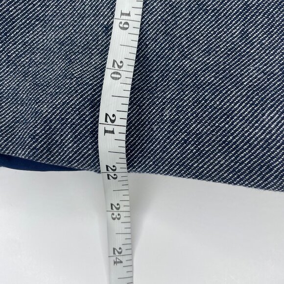 Ryegrass Linen Blend Buttoned Collared V-Neck Lined Blazer Jacket Size 4 Office - Picture 7 of 11